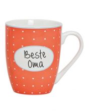Tasse mit Aufschrift "Beste Oma", 300 ml Fassungsvermögen