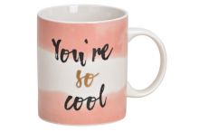Tasse aus Porzellan mit Schriftzug "You are so cool", 300 ml