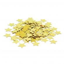 Tischkonfetti Sterne gold gestanzte Metallfolie Beutel 10g